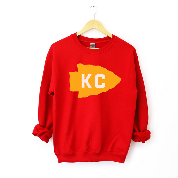 Sweatshirt KC Arrowhead - Adult, Youth, Toddler Sizes