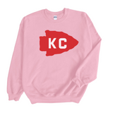 Sweatshirt KC Arrowhead - Adult, Youth, Toddler Sizes