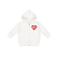 KC Heart Infant Zip Hoody