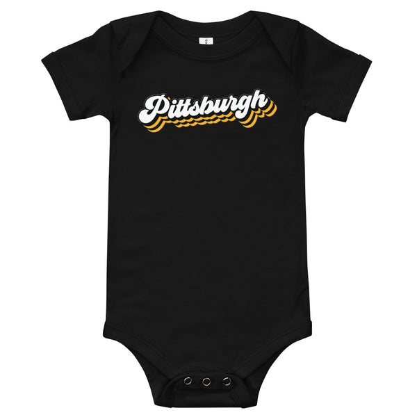 Pittsburgh Baby short sleeve one piece