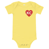 KC Heart Baby short sleeve one piece