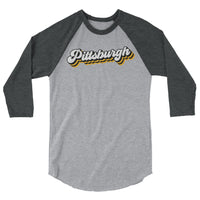 Pittsburgh 3/4 sleeve raglan shirt